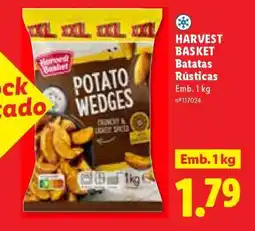 Lidl Harvest Basket Batatas Rústicas promoção
