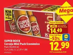 Lidl SUPER BOCK promoção