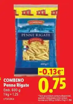 Lidl COMBINO Penne Rigate promoção
