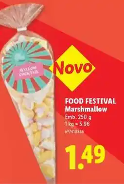 Lidl FOOD FESTIVAL Marshmallow promoção
