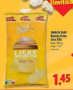 Lidl Snack Day Batata Frita Lisa XXL promoção