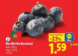 Lidl Bio Mirtilo Nacional promoção