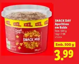 Lidl SNACK DAY Aperitivos em Balde promoção