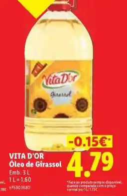 Lidl VITA D'OR promoção