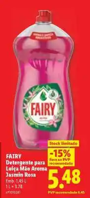 Lidl FAIRY promoção