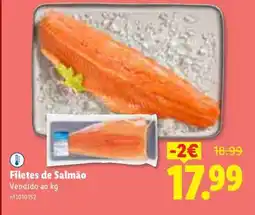 Lidl Filetes de Salmão promoção