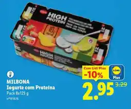 Lidl Milbona Iogurte com Proteína promoção