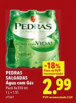 Lidl Pedras Salgadas Água com Gás promoção