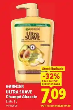 Lidl Garnier Ultra Suave Champô Abacate promoção
