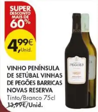 Pingo Doce Vinho península de setúbal vinhas de pegões barricas novas reserva promoção
