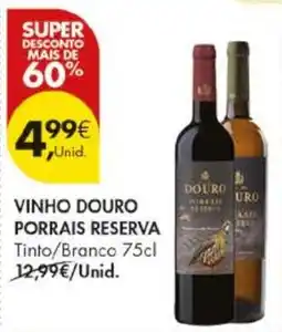 Pingo Doce Vinho douro porrais reserva promoção