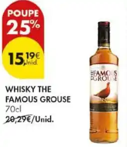 Pingo Doce Whisky the famous grouse promoção