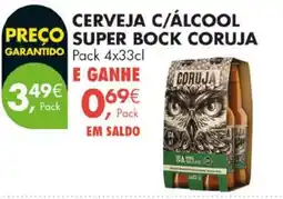 Pingo Doce Cerveja c/álcool super bock coruja promoção