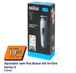 Action Aparador sem fios Braun All-in-One Series 3 promoção