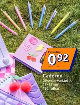 Action Caderno promoção