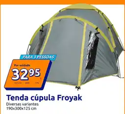 Action Tenda cúpula Froyak promoção