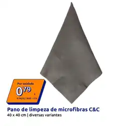 Action Pano de limpeza de microfibras C&C promoção