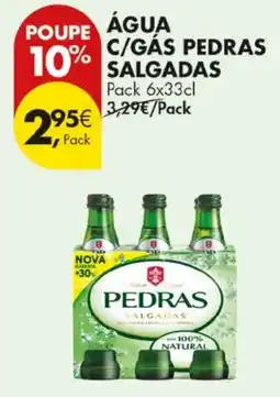 Pingo Doce Água c/gás pedras salgadas promoção