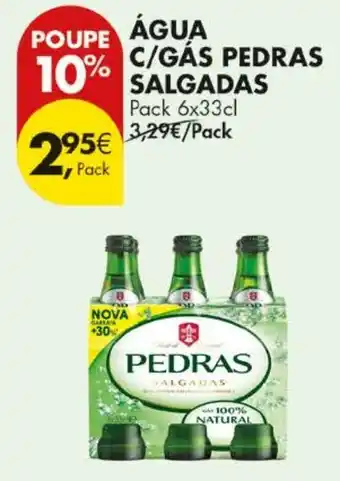 Pingo Doce Água c/gás pedras salgadas promoção