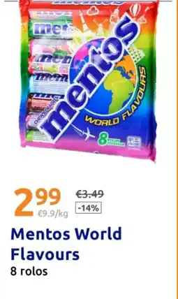 Action Mentos World Flavours promoção
