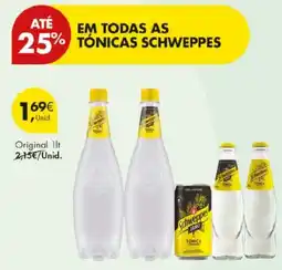 Pingo Doce Schweppes Original promoção