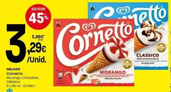 Intermarché Gelado Cornetto promoção