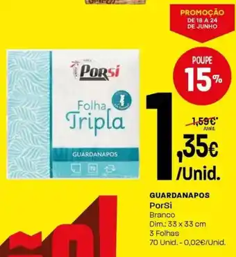 Intermarché Guardanapos PorSi promoção
