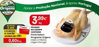 Intermarché Frango do campo lusitano Porsi Select Programa Origens promoção