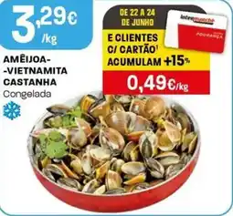 Intermarché Ameijoa-vietnamita castanha congelada promoção