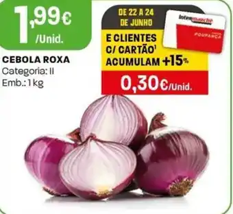 Intermarché Cebola Roxa promoção