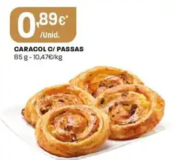 Intermarché Caracol c/ passas promoção