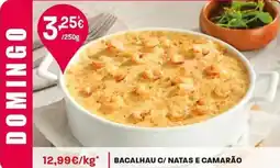 Intermarché Bacalhau c/ natas e camarão promoção