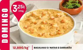 Intermarché Bacalhau c/ natas e camarão promoção