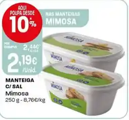 Intermarché Manteiga c/ sal mimosa promoção