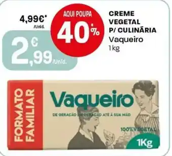 Intermarché Creme vegetal p/culinaria vaqueiro promoção