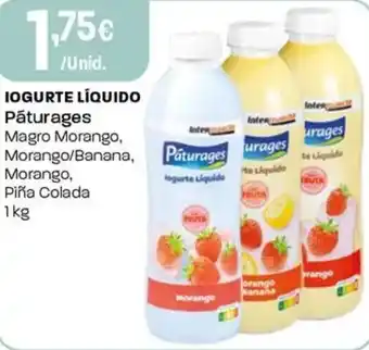 Intermarché Iogurte líquido Pâturages promoção