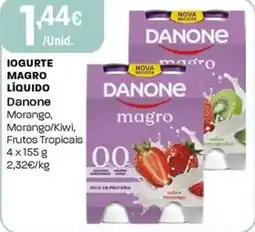 Intermarché Iogurte magro líquido Danone promoção