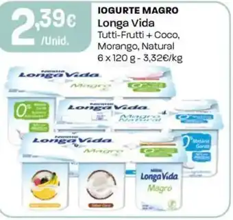 Intermarché Iogurte magro longa vida promoção