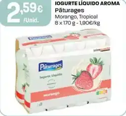 Intermarché Iogurte líquido aroma Paturages promoção