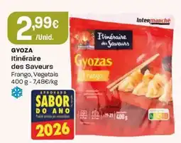 Intermarché Gyoza Itinéraire des Saveurs Frango, Vegetais promoção