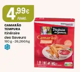Intermarché Camarão tempura itinéraire des saveurs promoção