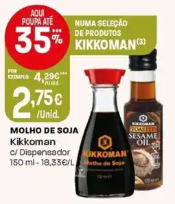 Intermarché Molho de soja Kikkoman promoção