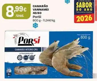 Intermarché Camarão vannamei 40/60 porsi promoção