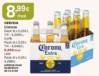 Intermarché Cerveja Corona promoção
