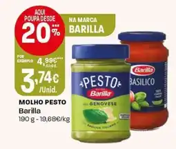 Intermarché Molho pesto barilla promoção