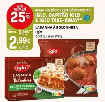 Intermarché Lasanha a bolonhesa Iglo promoção
