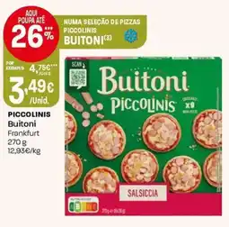 Intermarché Piccolinis buitoni frankfurt promoção