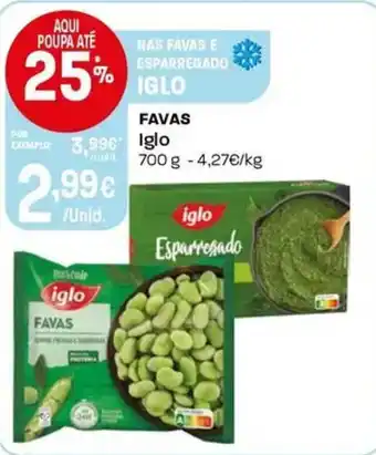 Intermarché Favas Iglo promoção