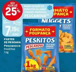 Intermarché Filetes de pescada pescanova peskitos promoção