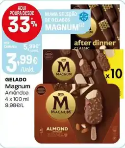 Intermarché Gelado Magnum Amêndoa promoção